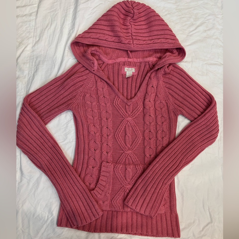 Y2K Bluenotes Knit hooded sweater